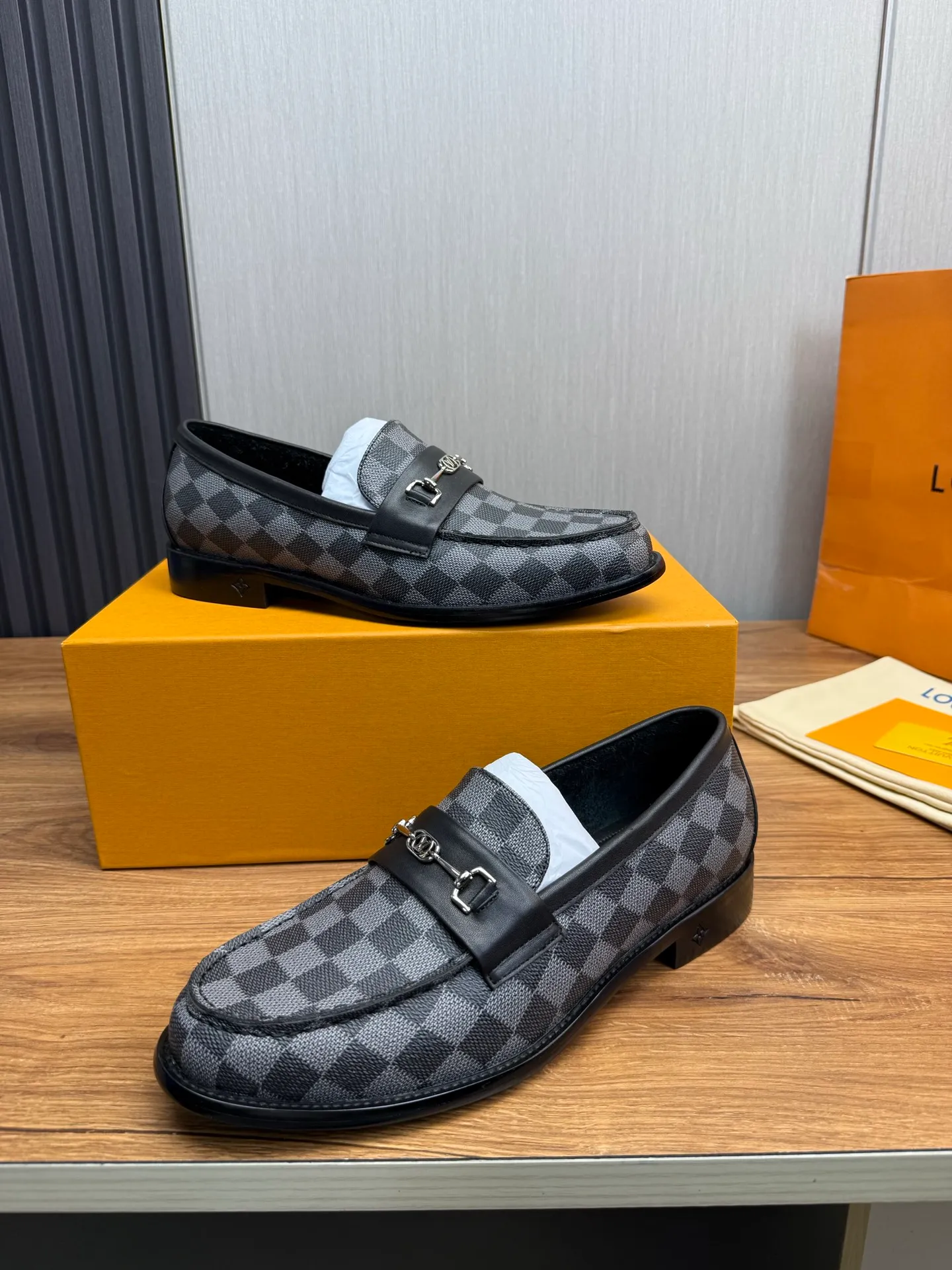 Factory 660💰 LV. Men's business casual leather shoes, all made of imported original brand leather, just to create a more comfortable wearing experience, original non-slip and wear-resistant outsole ✔️16-45 (38.45 non-returnable)